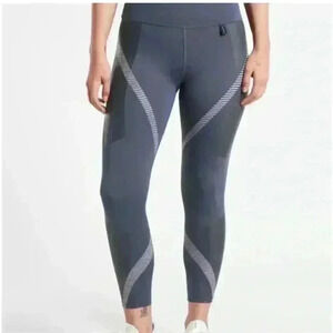 Athleta Allyson Felix 7/8 Tight Leggings Cropped | Blue Purple‎ | SZ L